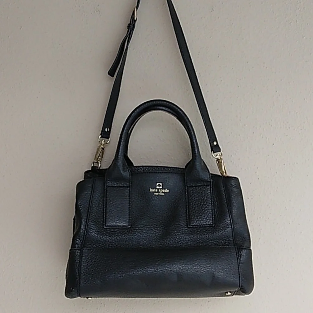 Kate Spade Southport Jenny satchel bag black leather